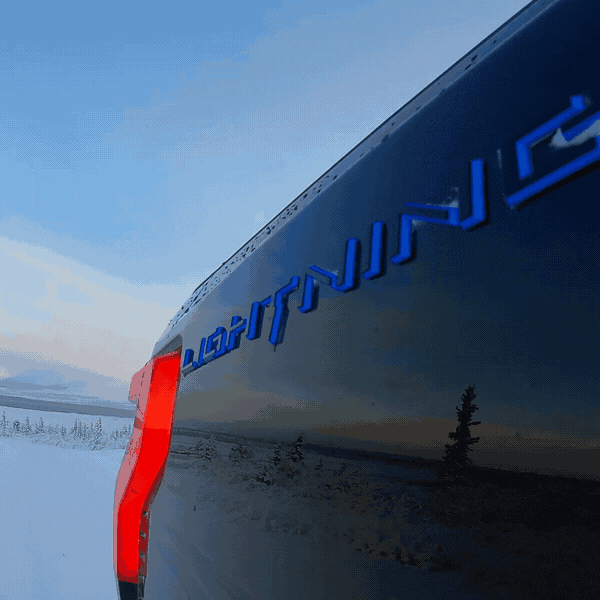 F-150 Lightning Alaska testing GIF